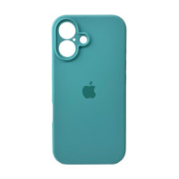 Чохол для смартфона Silicone Full Case AA Camera Protect for Apple iPhone 16 17,Sea Blue (Колір Sea-Blue) - фото № 2