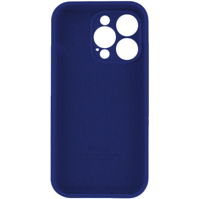 Чохол для смартфона Silicone Full Case AA Camera Protect for Apple iPhone 13 Pro 39,Navy Blue - изображение 2