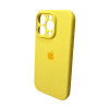 Чохол для смартфона Silicone Full Case AA Camera Protect for Apple iPhone 16 Pro 4,Yellow (30797)- № 4
