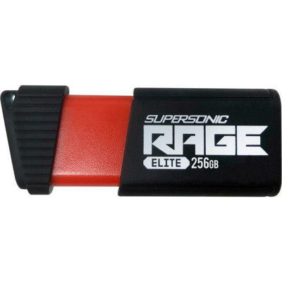 Flash Patriot USB 3.1 Supersonic Raget Elite 256GB (R-400Mb/s, W-200Mb/s)  Black - зображення 1
