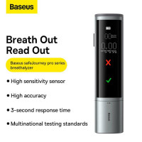 Алкотестер Baseus SafeJourney Pro Series Breathalyzer, Space Grey  - фото № 5