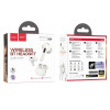 Бездротові навушники HOCO EQ9 Duke true wireless BT headset Milky white (Milky-White)- № 4
