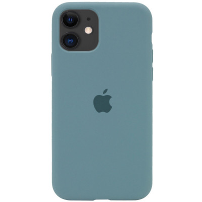 Чохол для смартфона Silicone Full Case AA Open Cam for Apple iPhone 11 Pro кругл 46,Pine Green - зображення 1