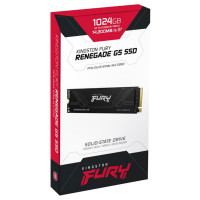 Накопичувач SSD M.2 Kingston FURY Renegade G5 1TB 2280 NVMe PCIe Gen 5.0 x4 3D TLC (Колір Black) - фото № 2