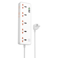 Мережевий подовжувач HOCO  AC14A Rico 5-position socket(PD30W/1C3A) White