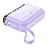 Зовнішній акумулятор HOCO J139 Hero 22.5W+PD20W fully compatible power bank(iP)(10000mAh) Purple (Фиолетовый)- № 3