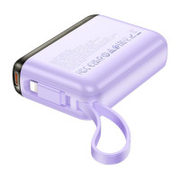 Зовнішній акумулятор HOCO J139 Hero 22.5W+PD20W fully compatible power bank(iP)(10000mAh) Purple (Цвет Фиолетовый) - фото № 3