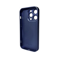Чохол для смартфона AG Glass Matt Frame Color Logo for Apple iPhone 14 Pro Navy Blue (Цвет Navy Blue) - фото № 2