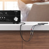 Аудіокабель UGREEN AV109 3.5mm Male to 2RCA Female Cable 25cm (Gray)(UGR-10547) (7073)- № 6