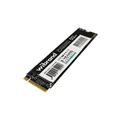 SSD M.2 Wibrand Caiman 512GB NVMe 2280 PCIe 3.0 3D NAND - зображення 1