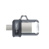 Флеш-накопичувач SanDisk USB 3.0 Ultra Dual Drive OTG M3.0 128Gb (150Mb/s) Black (Черный)- № 2