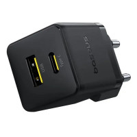 Мережевий зарядний пристрій Baseus Palm Fast Charger C+U 20W EU Cluster Black (Цвет Black) - фото № 5