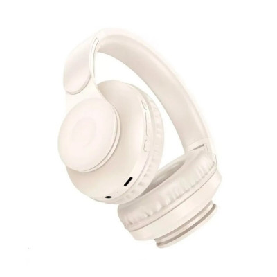 Навушники HOCO W45 Enjoy BT headset Milky White - зображення 2