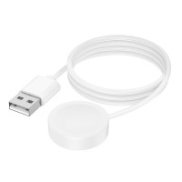 Бездротовий зарядний пристрій для смарт-годинника BOROFONE BD6 Smart sports watch charging cable White (Цвет 7068) - фото № 2