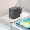 Мережевий зарядний пристрій BOROFONE BAS13A Erudite single port PD20W charger(EU) Black (7073)- № 3