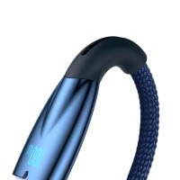 Кабель Baseus Glimmer Series Fast Charging Data Cable USB to Type-C 100W 1m Blue (Цвет Синий) - фото № 7