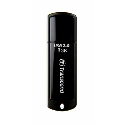 Flash Transcend USB 2.0 JetFlash 350 8Gb Black - изображение 1