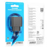 Мережевий зарядний пристрій BOROFONE BAS13A Erudite single port PD20W charger(EU) Black (7073)- № 4
