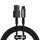 Кабель Baseus Tungsten Gold Fast Charging Data Cable USB to iP 2.4A 1m Black