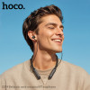 Бездротові навушники HOCO ES74 Refinado neck-mounted BT earphones Black (Black)- № 5