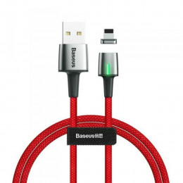 Кабель Baseus Zinc Magnetic Cable USB For iP 2.4A 1m Red
