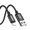 Кабель HOCO X91 Radiance charging data cable for iP(L=3M) Black (6931474788702) - зображення 3