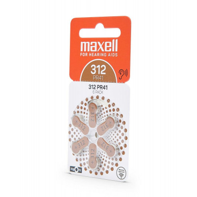 Батарейка MAXELL PR41 (312) 6BS ZINC AIR (M-790421.00.EU) (4043752334524) - изображение 2