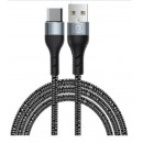 Кабель WUW-X213 USB Type-C 2,4А black