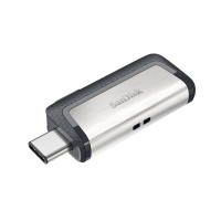 Флеш-накопичувач SanDisk USB 3.1 Ultra Dual Type-C 128Gb (150 Mb/s) (Цвет Черный) - фото № 3