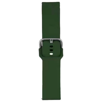 Ремінець для годинника Universal Buckle Solid 22mm Army Green (Buckle22-ArmyGreen) - изображение 1