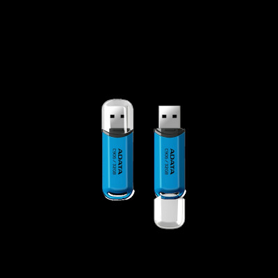 Flash A-DATA USB 2.0 C906 32Gb Water Blue - зображення 2