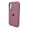 Чохол для смартфона Silicone Full Case AA Camera Protect for Apple iPhone 16 60,Taro Purple (Taro Purple)- № 5