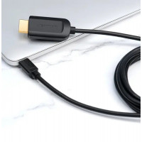 Адаптер-кабель Vention Type-C — HDMI, 2 м, чорний (CGUBH) (Колір 7073) - фото № 3