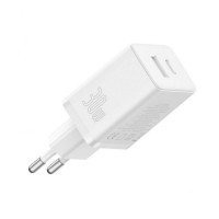Мережевий зарядний пристрій Baseus Cube Fast Charger C+U 30W EU Moon White (Цвет Moon White) - фото № 5