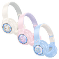 Навушники HOCO W50 Cute fun BT headphones Milky white (Цвет Milky-White) - фото № 4