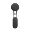 Автотримач для телефона Baseus T-Space Series Folding Metal Car Mount Magnetic Phone Holder Frost Silver (Silver) Baseus - № 1