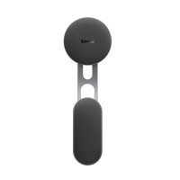 Автотримач для телефона Baseus T-Space Series Folding Metal Car Mount Magnetic Phone Holder Frost Silver