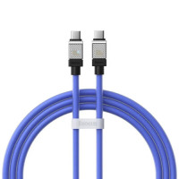 Кабель Baseus CoolPlay Series Fast Charging Cable Type-C to Type-C 100W 1m  Blue