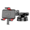Тримач для мобільного HOCO H22 Dragon automatic clamping car holder(center console) Red Black - зображення 3