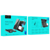 Бездротовий зарядний пристрій HOCO CQ2 Flash folding 3-in-1 wireless fast charger(SAM Watch) Black (Черный)- № 8