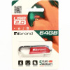 Flash Mibrand USB 2.0 Aligator 64Gb Dark Red - изображение 2