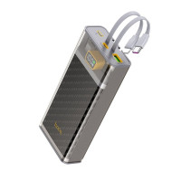 Зовнішній акумулятор HOCO J104A Discovery edition 22.5W fully compatible power bank with cable(20000mAh) Gray (Цвет Gray) - фото № 2