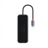 USB-хаб Baseus AcmeJoy 5-Port Type-C HUB Adapter（Type-C to HDMI*1+USB3.0*2+USB2.0*1+Type-C PD&Data *1）Dark Gray (Темно-серый)- № 7