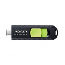 Flash Adata USB 3.2 Gen1 UC300 Type-C 32Gb Black/Green