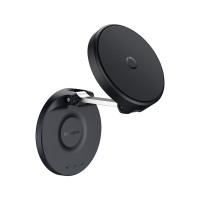 Автотримач для телефона Baseus MagPro Magnetic Foldable Phone Mount Cluster Black (Колір Black) - фото № 6