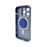 Чохол для смартфона AG Glass Matt Frame Color MagSafe Logo for Apple iPhone 15 Pro Sierra Blue (Цвет Sierra-Blue) - фото № 2