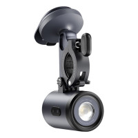 Велотримач для телефона Baseus PrimeTrip Series Dual-Color Bike Light 2-in-1 Set Cosmic Black (Цвет Cosmic-Black) - фото № 8