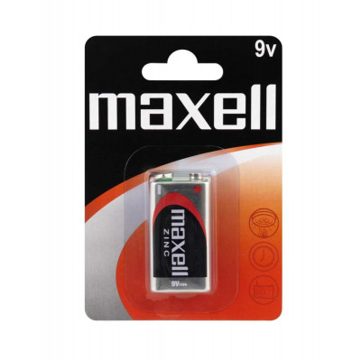 Батарейка MAXELL 6F-22 MANG.ABB BLISTER 1PK 1шт (M-724020.04.CN) (4902580150396) - изображение 1