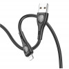 Кабель BOROFONE BX98 iP Superior charging data cable Black (BX98LB) - зображення 2