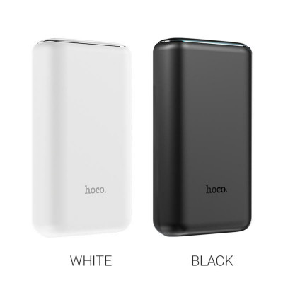 Зовнішній акумулятор HOCO Q1A Kraft fully compatible power bank(20000mAh) White - зображення 5